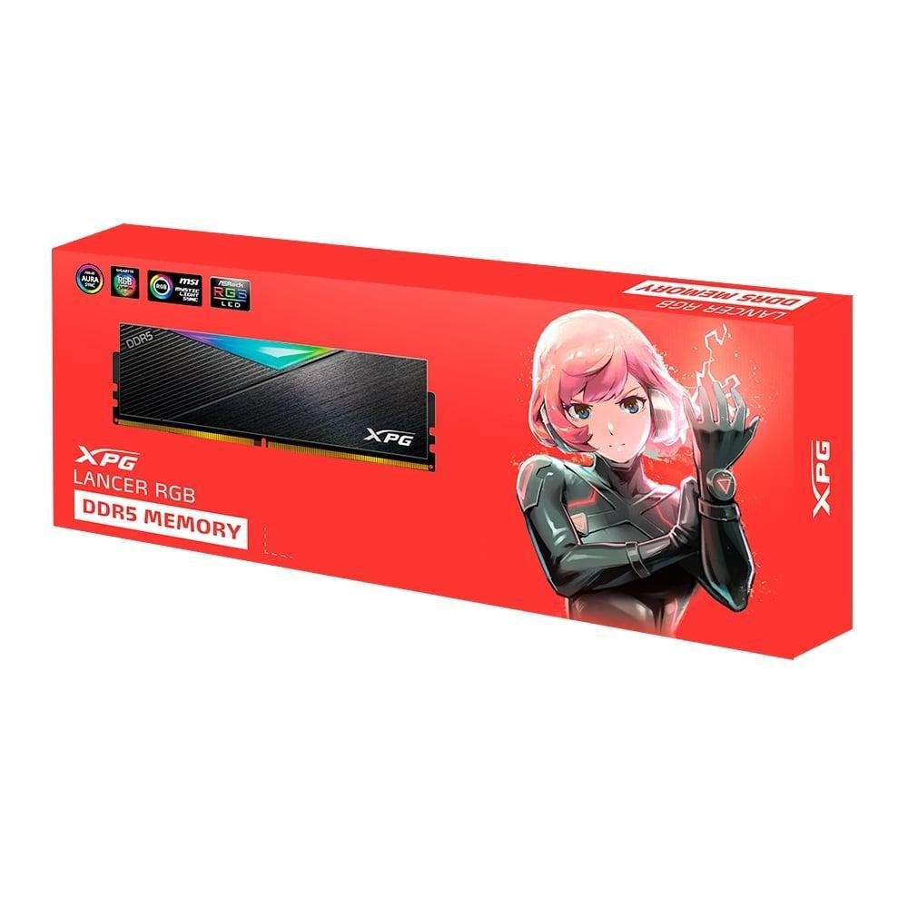 Memória Xpg Lancer RGB 16GB 1x16GB 5600mhz KaBuM