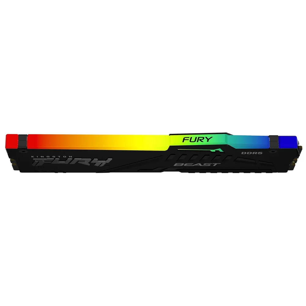 Memoria Kingston Fury Beast RGB, 32GB, DDR5, 5200mhz 1.25v Black Desktop - KF552C40BBA-32 Memoria Kingston Fury Beast RGB, 32GB, DDR5, 5200mhz 1.25v Black Desktop - KF552C40BBA-32