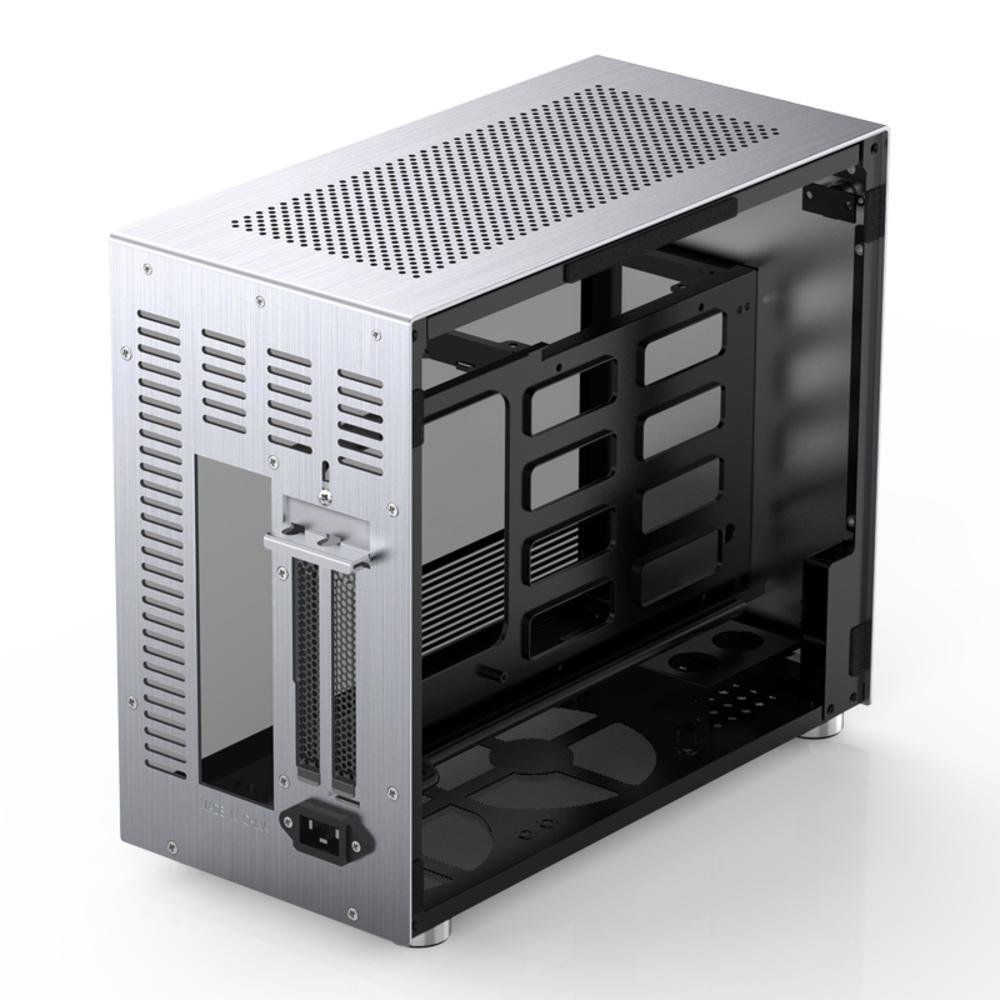 Gabinete Cinza Mini ITX Em Alumínio V10 - Jonsbo Gabinete Cinza Mini ITX Em Alumínio V10 - Jonsbo