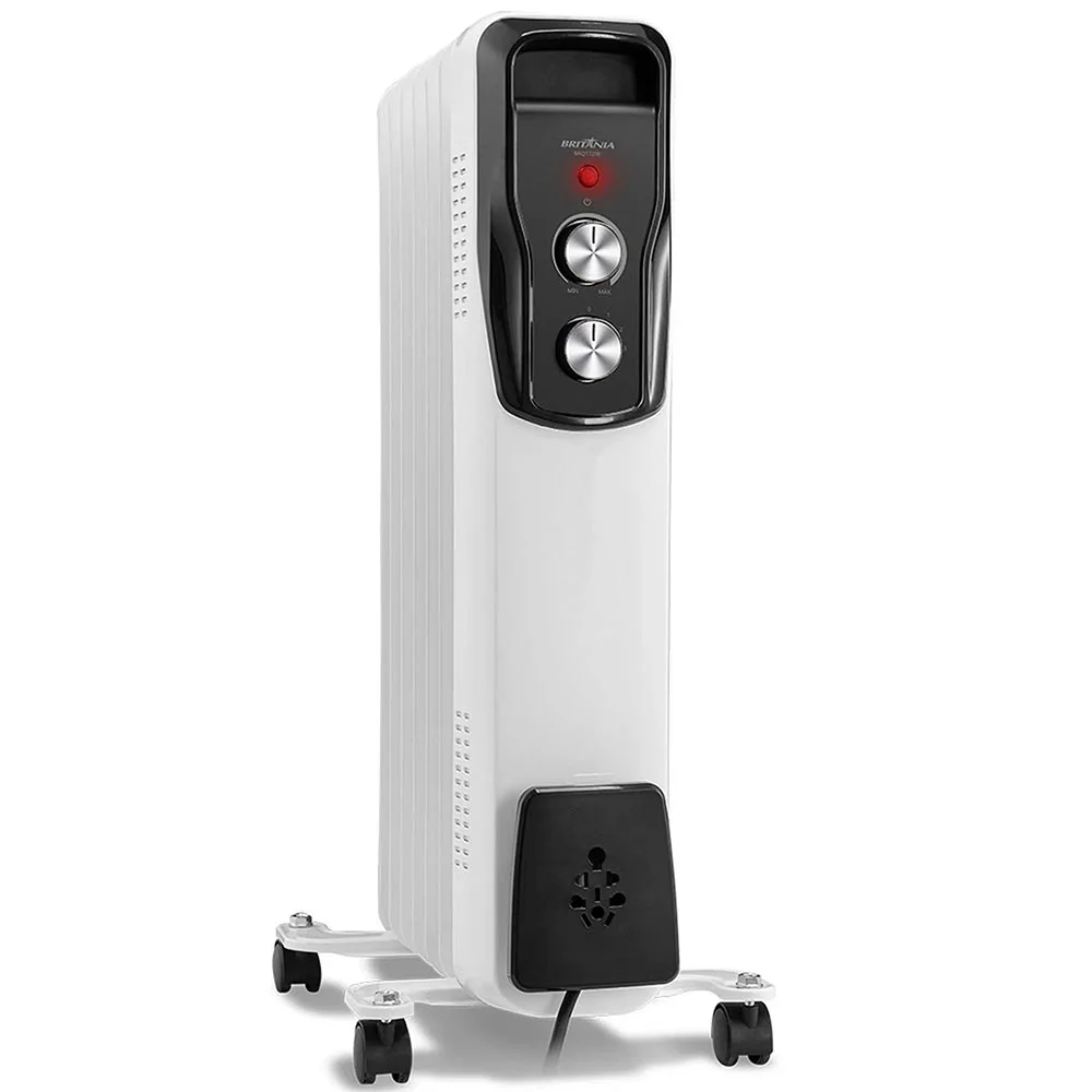 Aquecedor De Ar Portátil Britânia Baq1720b, Branco, 110 Volts