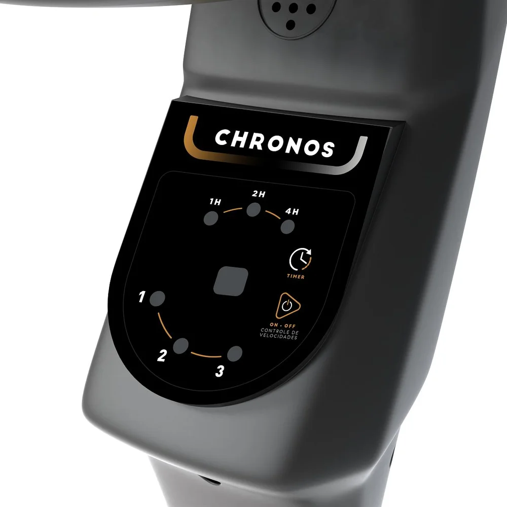 Ventilador Mallory Coluna Chronos, 40cm, Dourado, 220v - Pr-dr Ventilador Mallory Coluna Chronos, 40cm, Dourado, 220v - Pr-dr