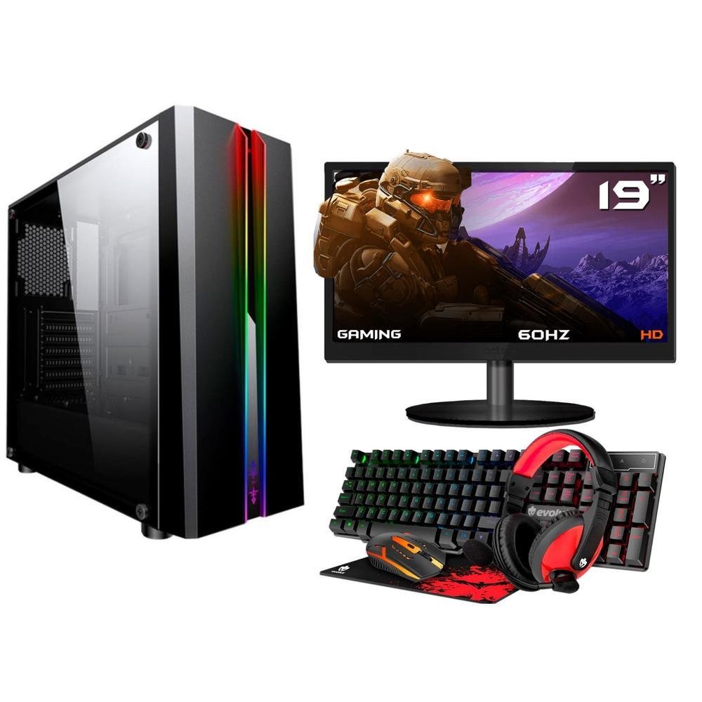 Pc Gamer Completo I7 16GB RAM 1TB 1050ti KaBuM