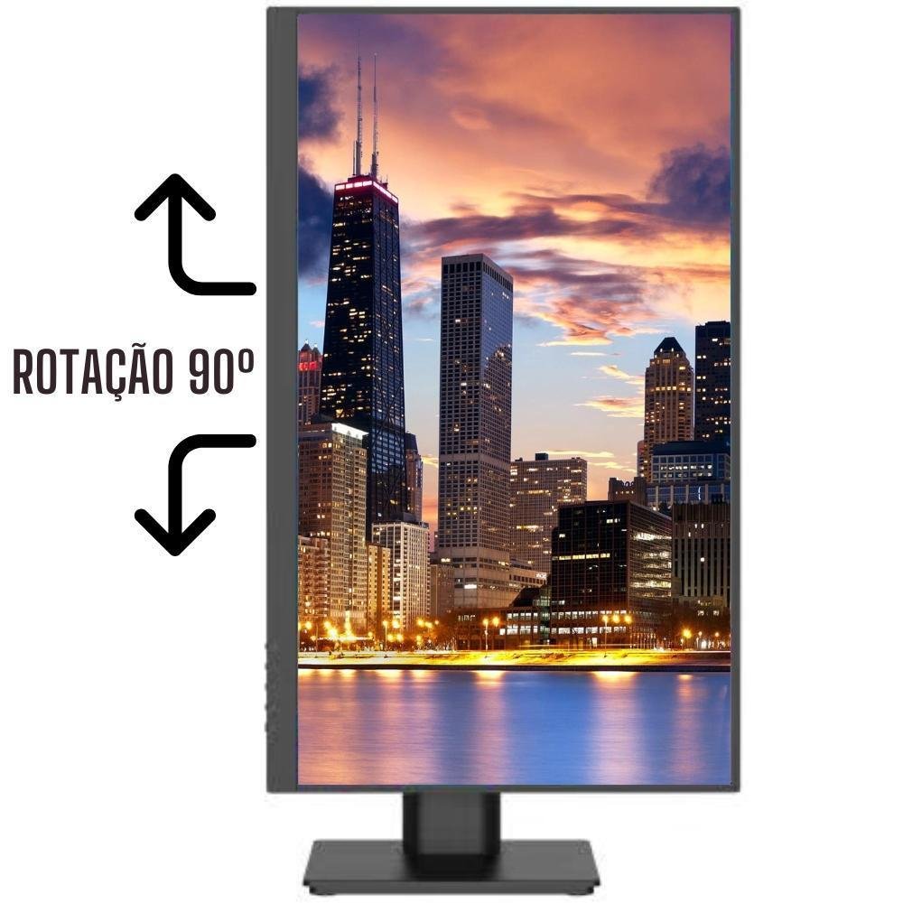 Monitor Hq 24 Polegadas, Led, Ergonômico, Ajuste De Altura, Rotação Vertical, Rotação Horizontal, Inclinação, Widescreen, 2ms, 75HZ, FULL HD, HDMI, Hq Pro 24hqa Monitor Hq 24 Polegadas, Led, Ergonômico, Ajuste De Altura, Rotação Vertical, Rotação Horizontal, Inclinação, Widescreen, 2ms, 75HZ, FULL HD, HDMI, Hq Pro 24hqa