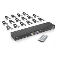 Switch 16 Portas KVM 4K Hdmi/Usb 3480X2160 C/ Cabo Rack 19" MT-1601HK-C MT-VIKI