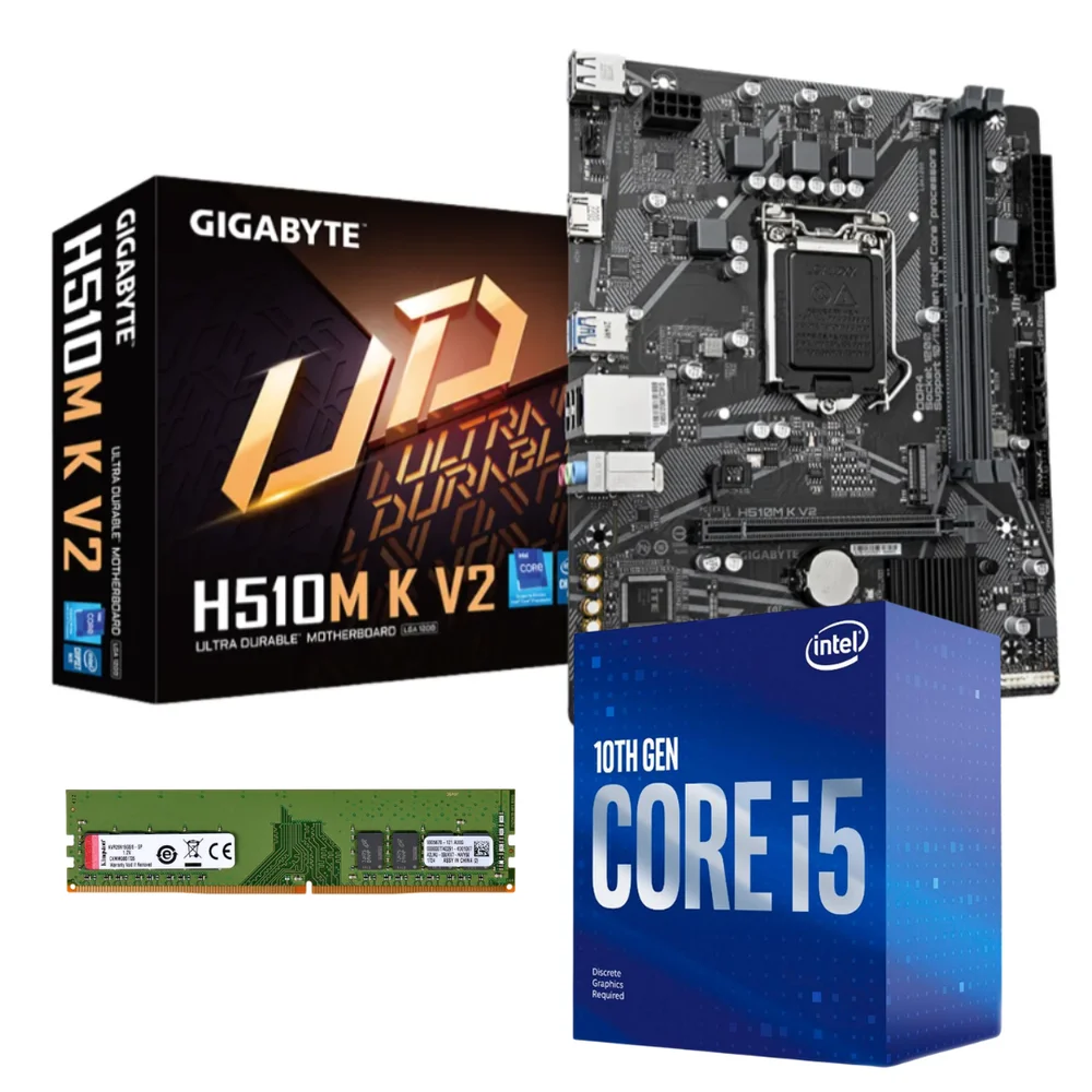 i5-9500 五個 DDR4 8GBメモリ十枚 セット Kit PlacaMe Processador Memória KaBuM