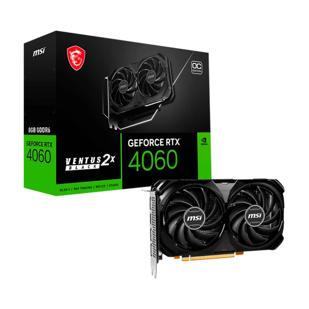 【新品未開封】MSI RTX 4060 VENTUS 2X OC EDITION Placa De Vídeo Msi RTX 4060 KaBuM