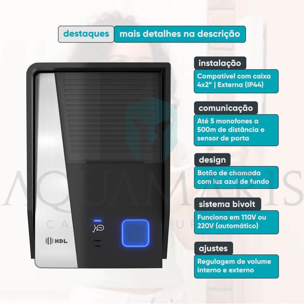 Porteiro Eletronico Hdl Audio Advance