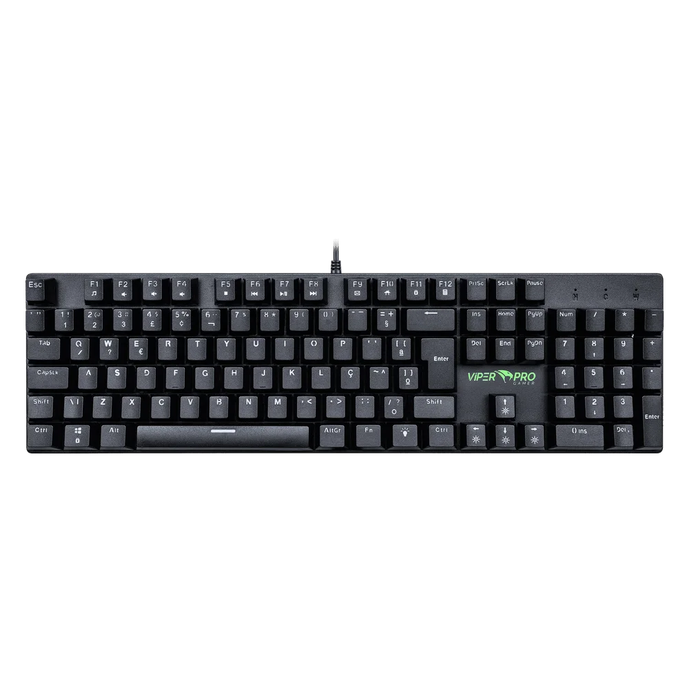 Teclado Gamer Viper Pro Mecanico Blue Switch