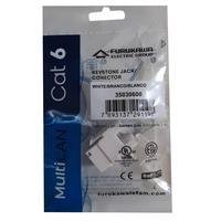 10x Conector Keystone C6 Fêmea Furukawa Multilan Rj45 Tomada