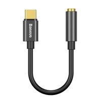 Adaptador De Fone De Ouvido USB, Tipo C Baseus Mi 10, Preto