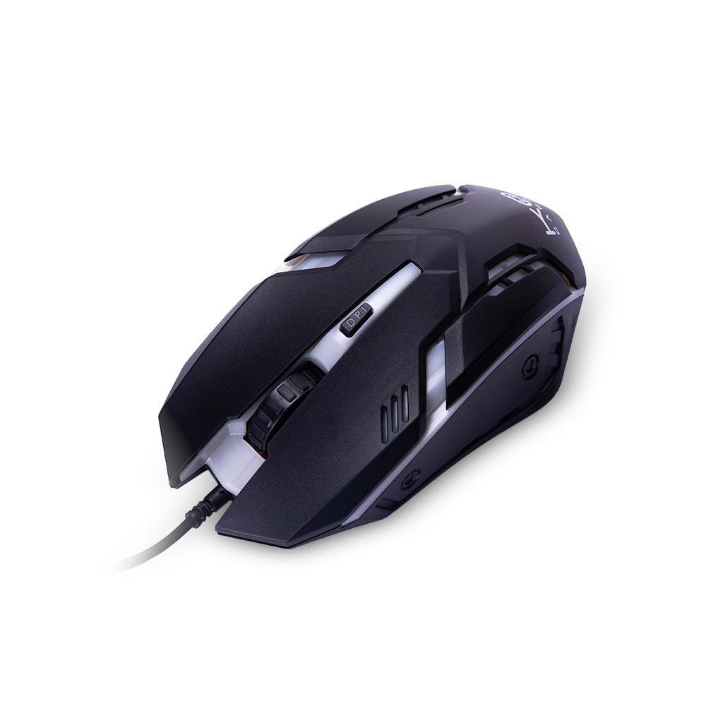 Mouse Gamer Óptico USB 30 RGB 1600 Dpi KaBuM