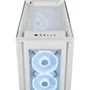 Gabinete Corsair Icue 5000x ARGB, Ql Edition, Branco, Mid-tower, Vidro