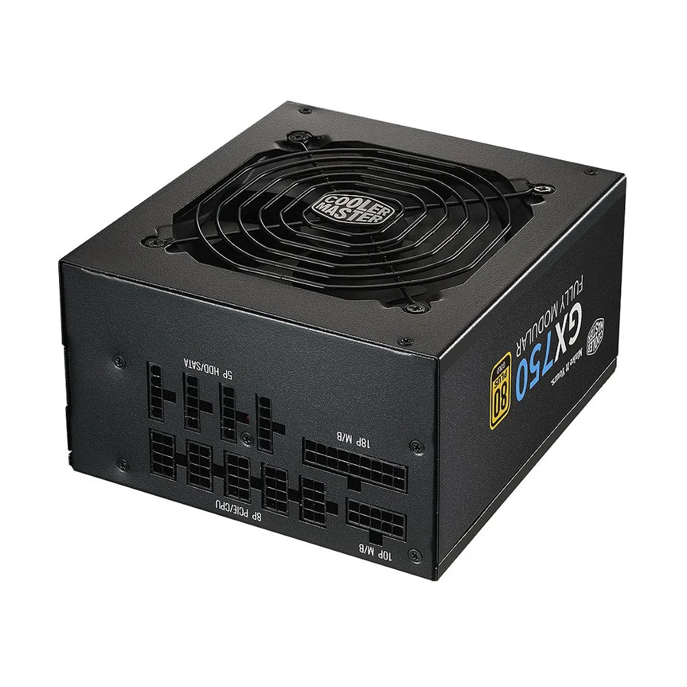 Fonte Cooler Master Gx750, 750W, 80 Plus Gold, Full Modular, PFC Ativo, Preto - Mpe-7501-Afaag.
