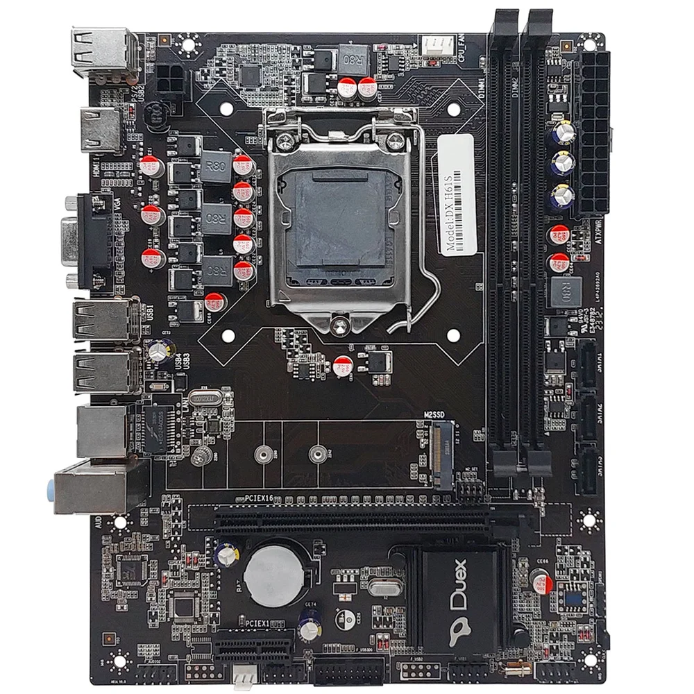 Placa Mãe Duex Dx H61s, Intel 2ª/3ª Geração, Lga1155, DDR3 Placa Mãe Duex Dx H61s, Intel 2ª/3ª Geração, Lga1155, DDR3