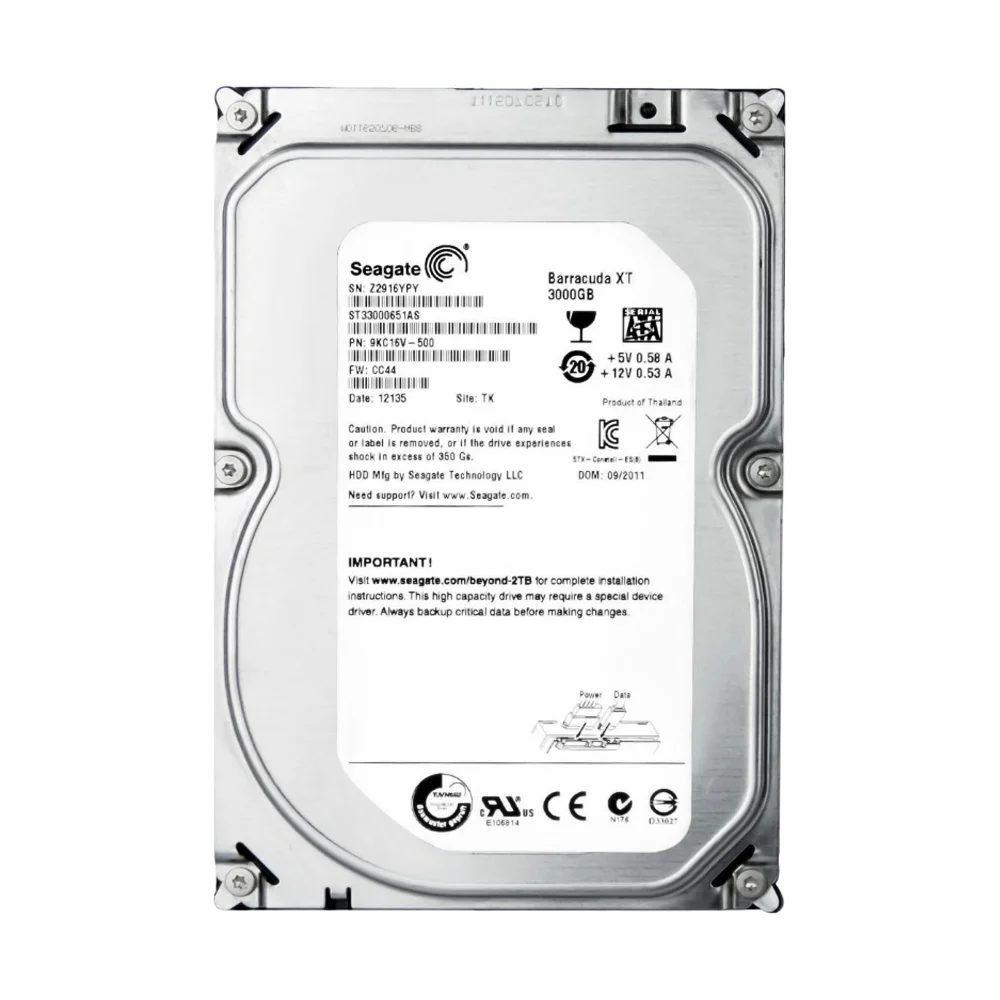 Seagate シーゲート 3.5インチ 3TB HDD HD Seagate SATA 3 | KaBuM!