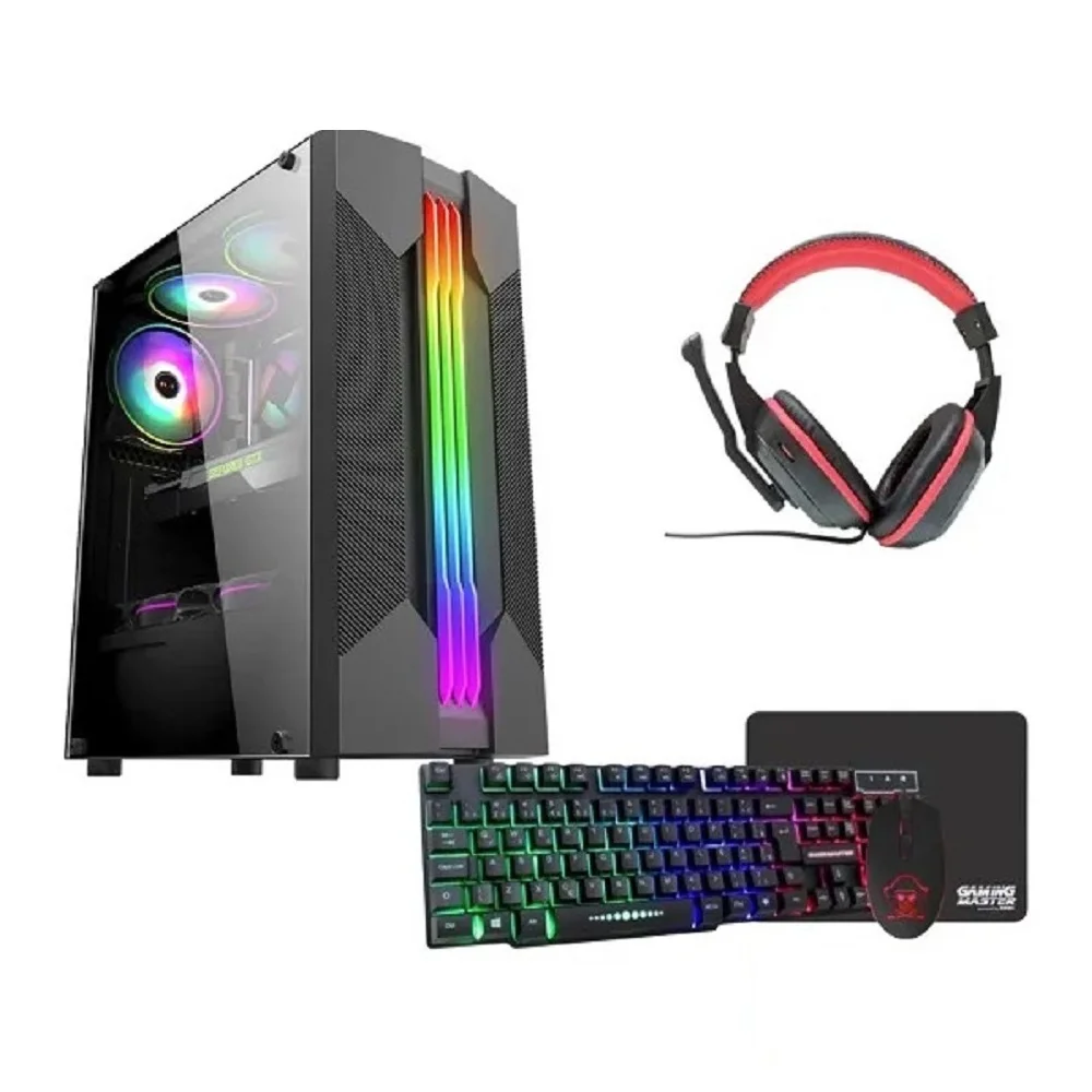 PC Gamer Balão.info Core I5, SSD 480GB, 16GB, VGA Gt730 4GB, Windows 10 Pro Trial + Teclado/mouse + Mouse Pad + Headset