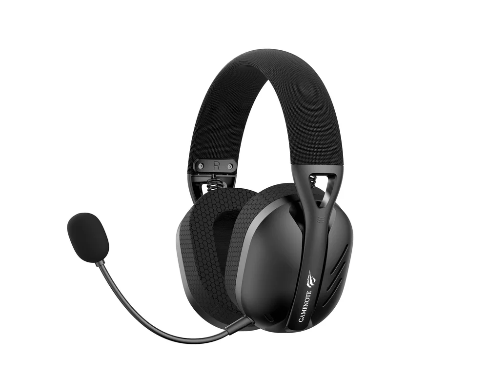 Headset Gamer Sem Fio Havit Fuxi H3, Driver 40mm, Bluetooth, Tipo C 3.5mm, Preto