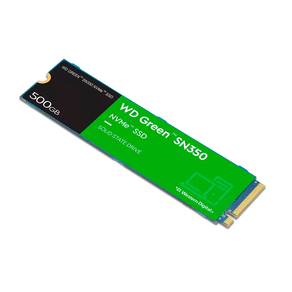 SSD WD Green Sn350, 500GB, NVME M.2 2280 - Wds500g2g0c SSD WD Green Sn350, 500GB, NVME M.2 2280 - Wds500g2g0c