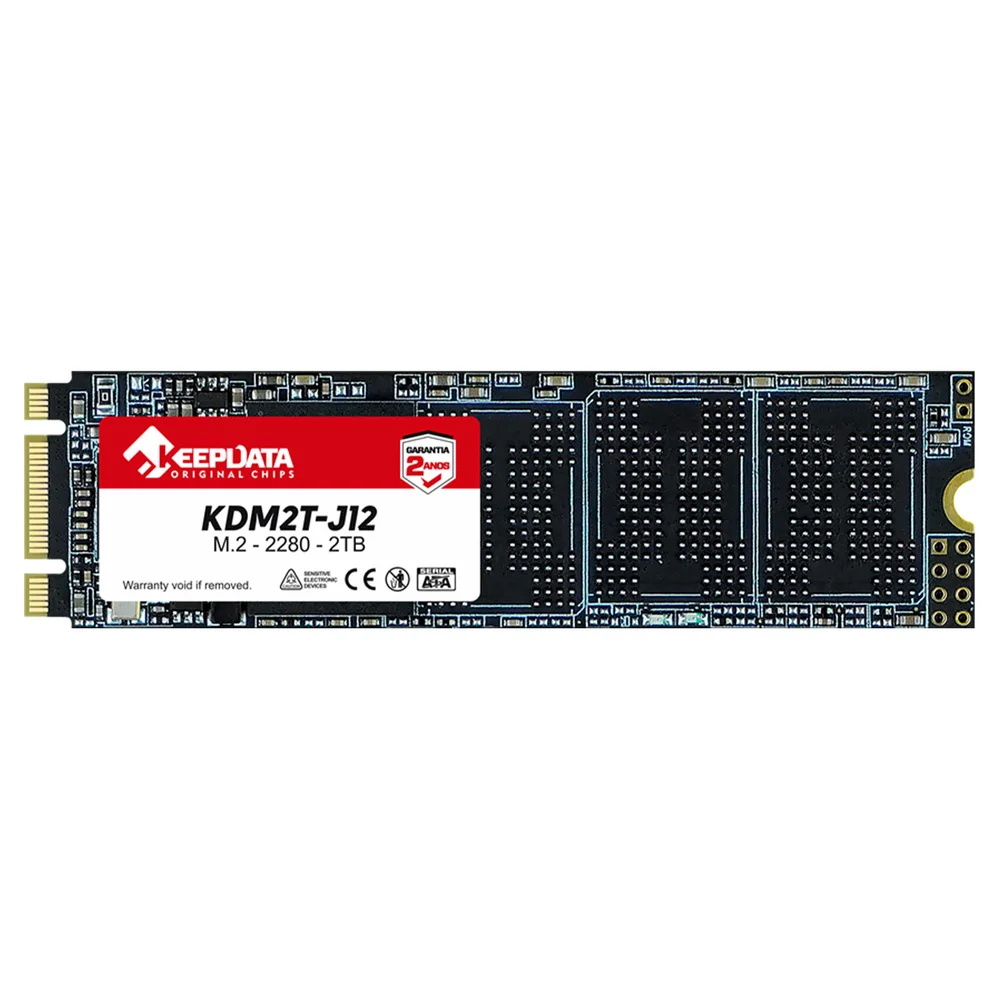 SSD M.2 De 2tb Keepdata Kdm2t-j12 550 Mb/s De Leitura, Preto SSD M.2 De 2tb Keepdata Kdm2t-j12 550 Mb/s De Leitura, Preto