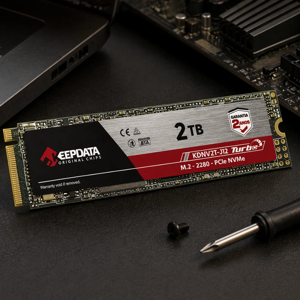 SSD M.2 De 2tb Keepdata Kdm2t-j12 550 Mb/s De Leitura, Preto SSD M.2 De 2tb Keepdata Kdm2t-j12 550 Mb/s De Leitura, Preto