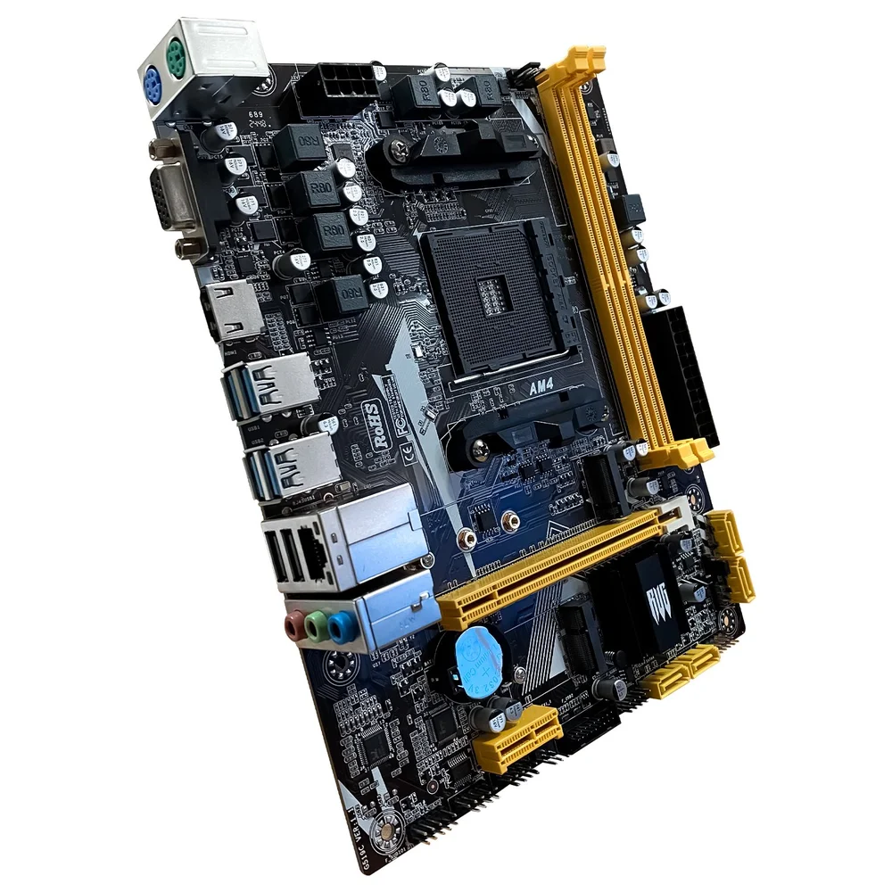 Placa-Mãe Revenger G-A320, Socket AMD AM4, M.2 NVMe, DDR4, Micro-ATX Placa-Mãe Revenger G-A320, Socket AMD AM4, M.2 NVMe, DDR4, Micro-ATX