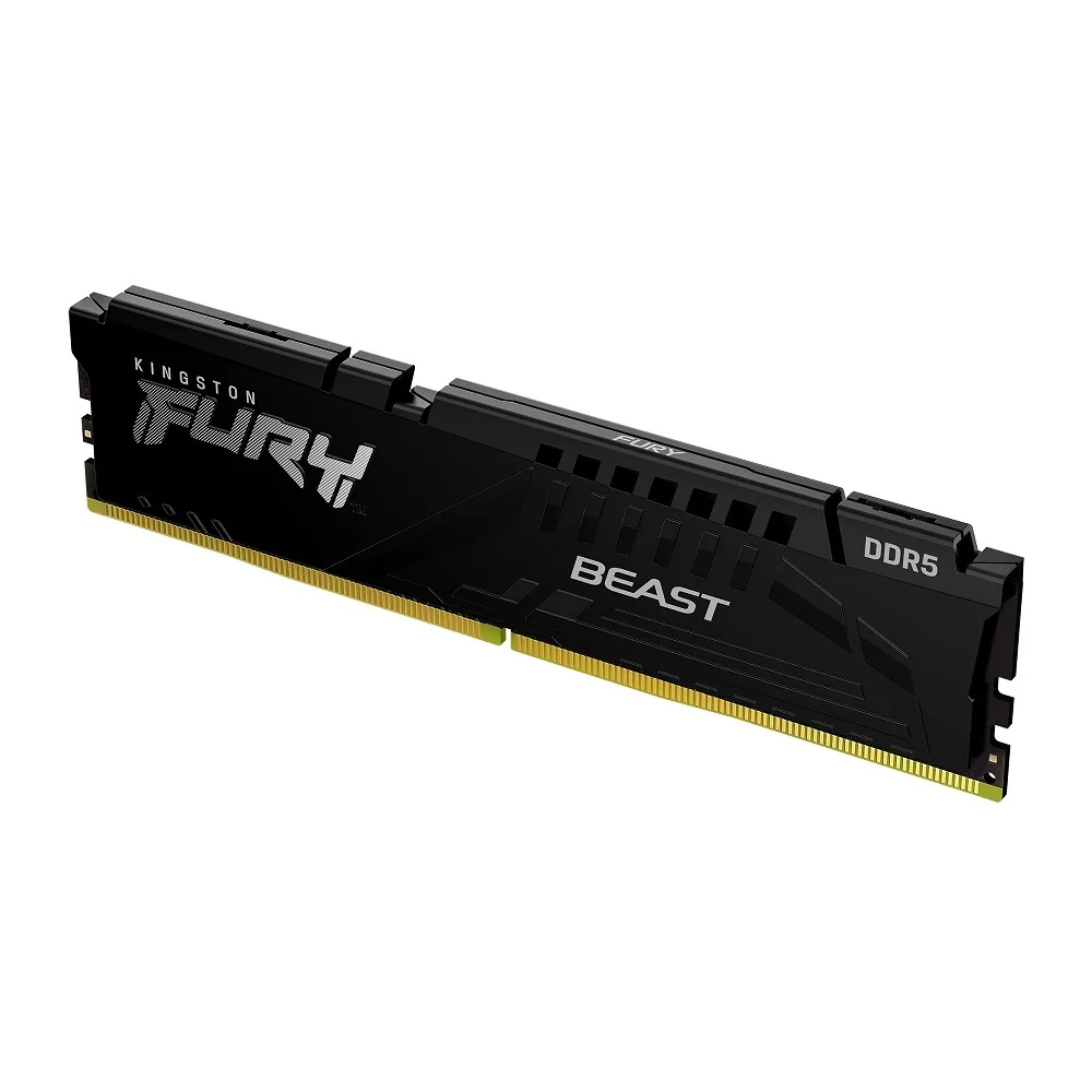 Memória 8GB, DDR5 5600mhz Kingston Fury Beast, Preto - Kf556c40bb-8 Memória 8GB, DDR5 5600mhz Kingston Fury Beast, Preto - Kf556c40bb-8