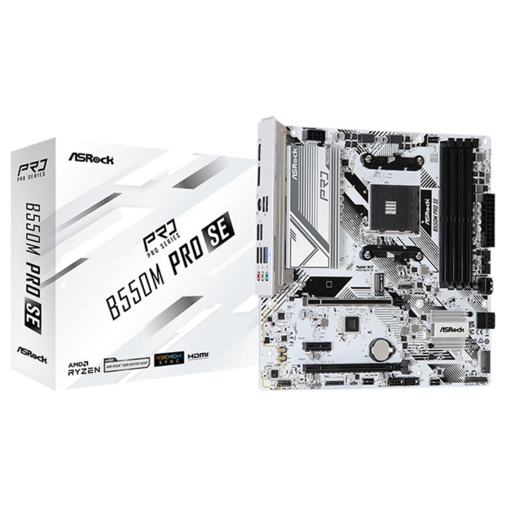 Placa Me Asrock B550m Pro Se KaBuM