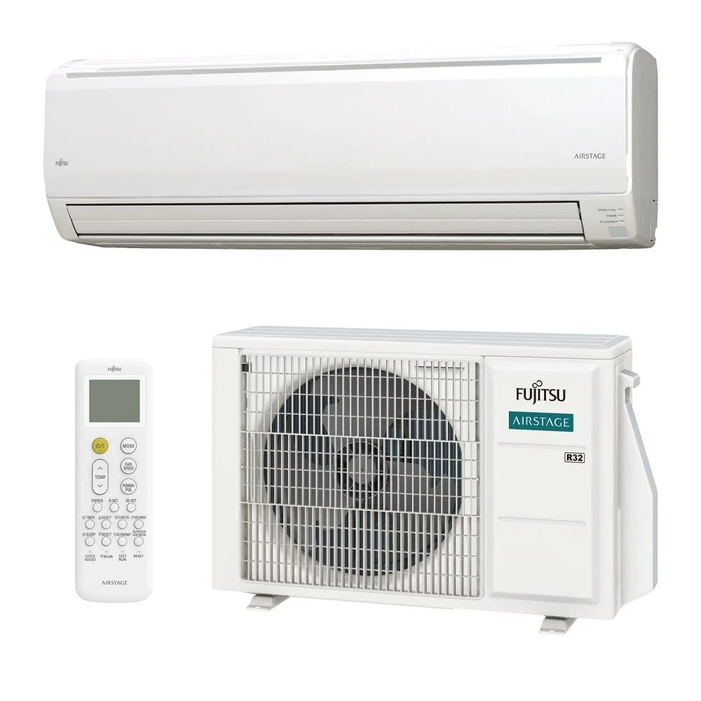 Ar-condicionado Split Inverter 18000 Btus, Fujitsu Airstage, Com Sensor High Wall, Só Frio 220v - Asbg18cmba/aobg18cmca