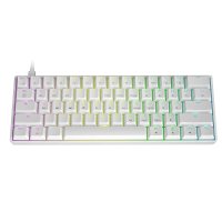 Teclado Mecânico Skyloong GK61 Gateron Yellow, Switch Branco, USB-C RGB