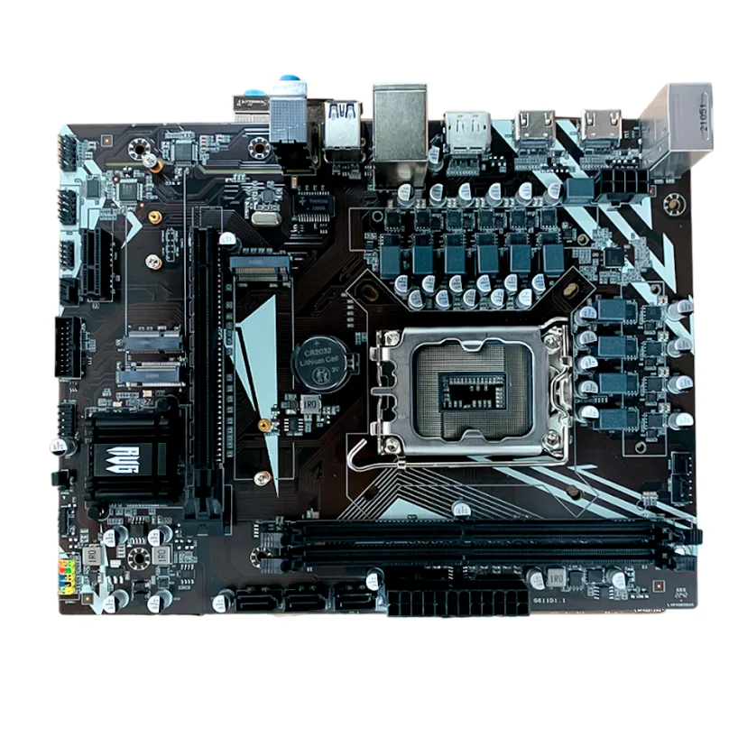 Placa-Mãe Revenger H610, Intel LGA 1700, DDR4, 64GB, Lan 100, USB, Chipset H610 Placa-Mãe Revenger H610, Intel LGA 1700, DDR4, 64GB, Lan 100, USB, Chipset H610