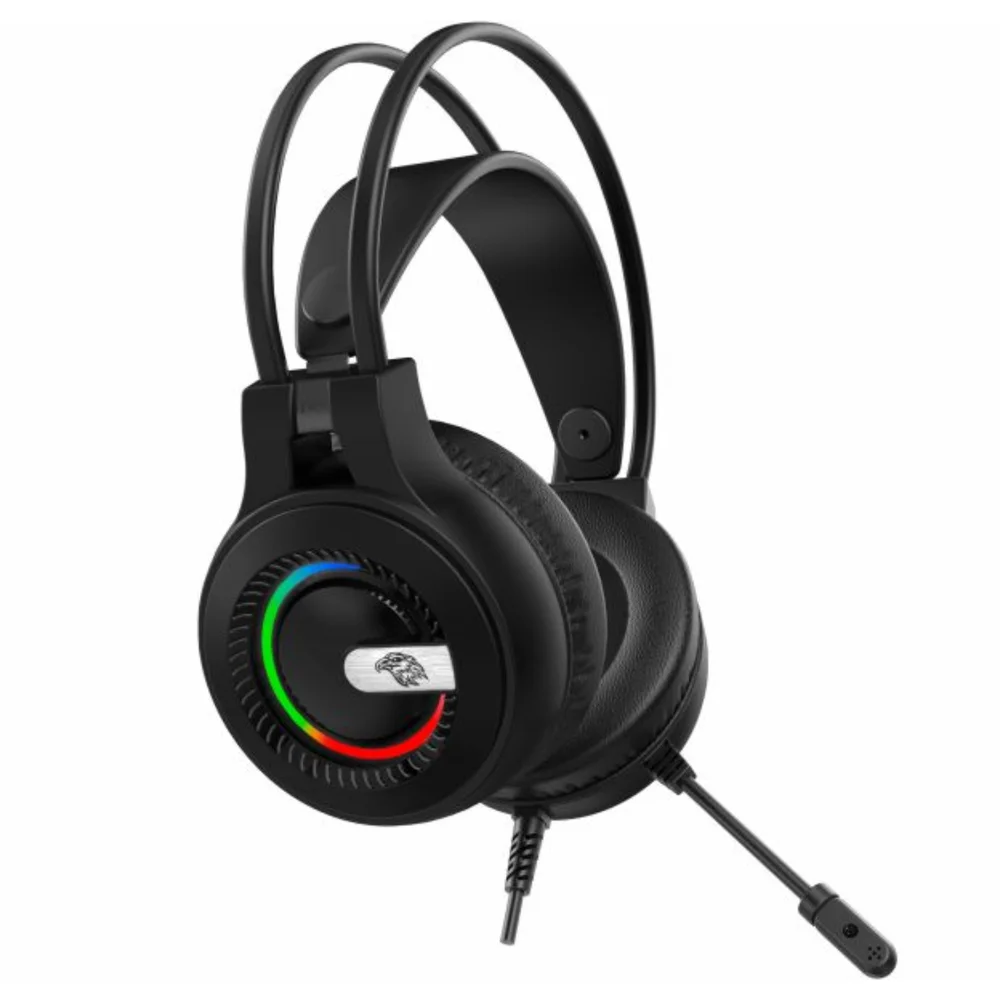 Headset Gamer KMex Ar63 LED RGB USB 71 KaBuM