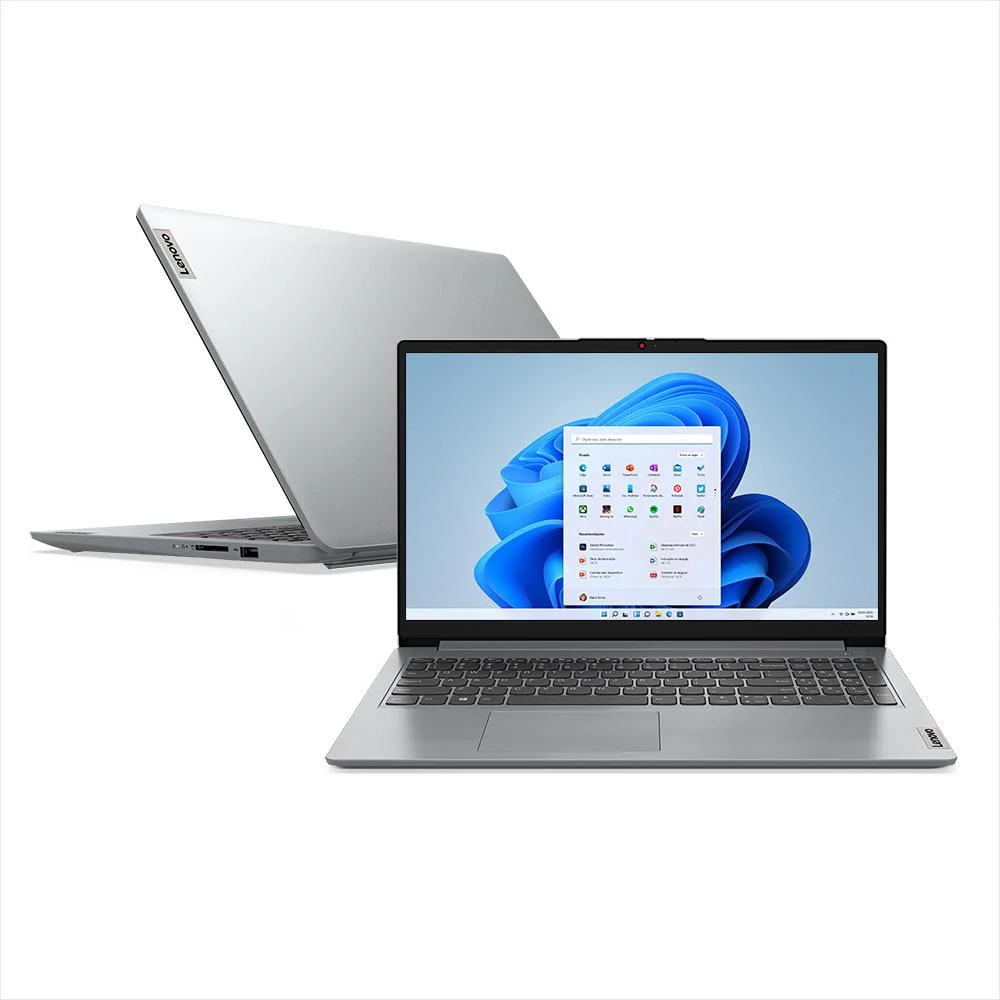 Notebook Lenovo Ideapad 1i, Intel Core i5-1235u, 8GB, SSD 512GB, Tela 14", Windows Home, Abyss Blue - 83af000ebr Notebook Lenovo Ideapad 1i, Intel Core i5-1235u, 8GB, SSD 512GB, Tela 14", Windows Home, Abyss Blue - 83af000ebr