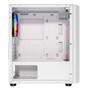 Gabinete Gamer Liketec Snow Revolution, RGB, Mid-tower, 3x Fans, Vidro Temperado -M-atx Sku:lc-mt-revolution-2052