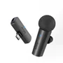 Microfone De Lapela Sem Fio Fifine M6 Wireless, Preto,  Para Smartphones