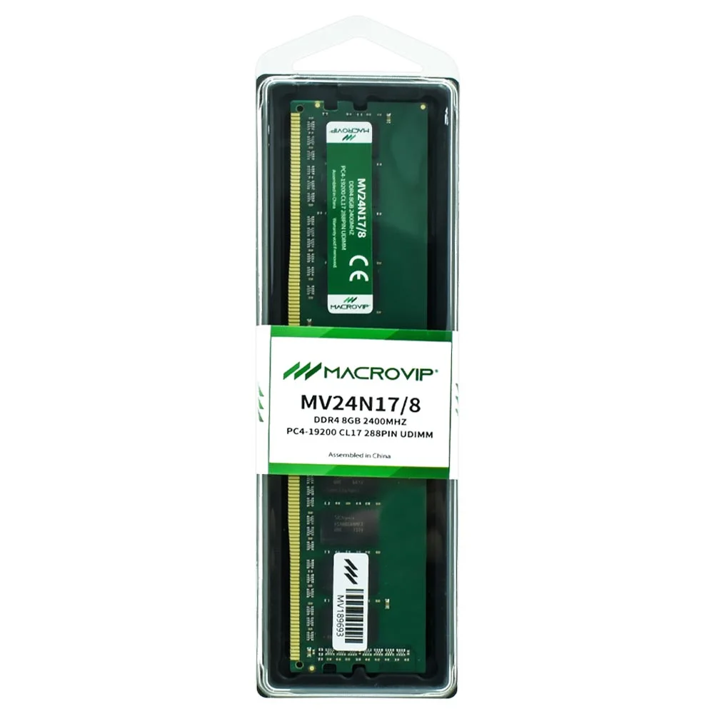 Memória Ram Macrovip 8GB 2400MHZ DDR4 KaBuM