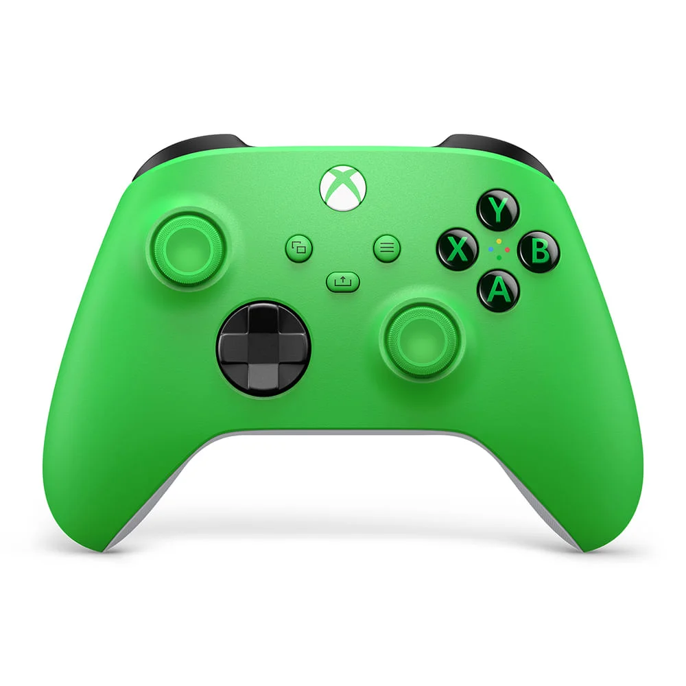 Controle Para Xbox Series, Velocity Green, Sem Fio, Bluetooth, Qau-00090 Controle Para Xbox Series, Velocity Green, Sem Fio, Bluetooth, Qau-00090