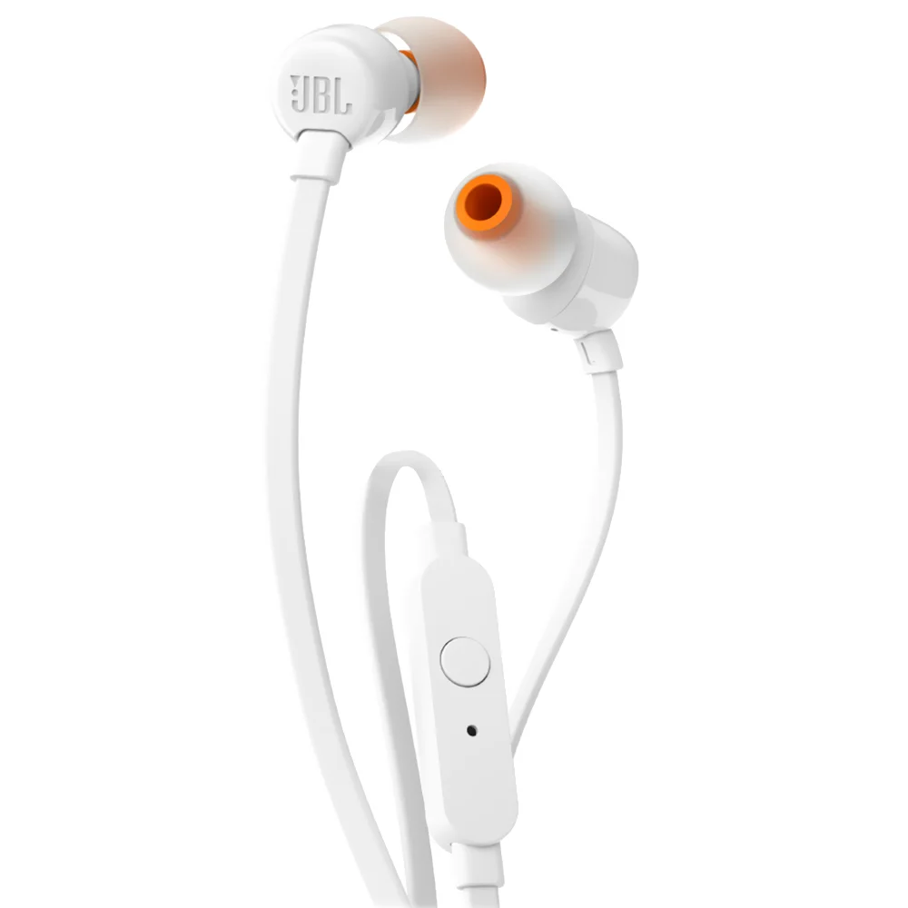 Fone De Ouvido Jbl Tune T110, Com Fio - Branco