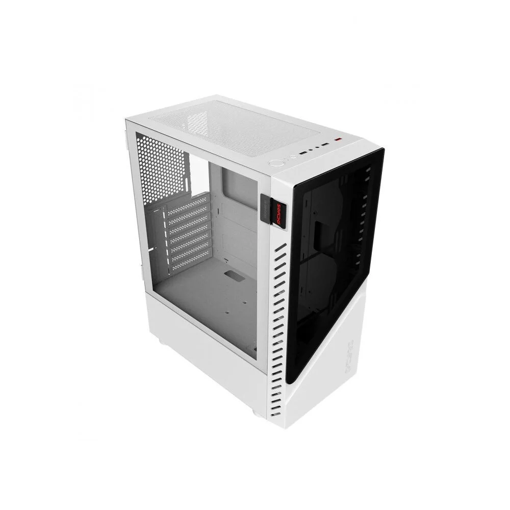 Gabinete Gamer Pcyes Set White Ghost-lateral Em Vidro - gswgpbr Gabinete Gamer Pcyes Set White Ghost-lateral Em Vidro - gswgpbr