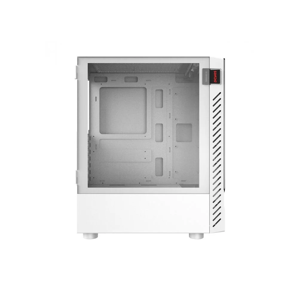 Gabinete Gamer Pcyes Set White Ghost-lateral Em Vidro - gswgpbr Gabinete Gamer Pcyes Set White Ghost-lateral Em Vidro - gswgpbr