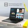 Notebook Asus Vivobook Go 15, AMD Ryzen 5-7520u 2.8GHz, 8GB, SSD 512GB, Tela 15.6" Full HD, Windows 11 Home, Preto - E1504fa-Nj836w