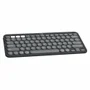 Teclado  Logitech , Bluetooth, Pebble Keys 2 K380s, Grafite