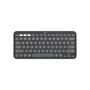 Teclado  Logitech , Bluetooth, Pebble Keys 2 K380s, Grafite