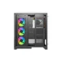 Gabinete Galax Centaurus Black Atx, Frontal Vidro, Sem Fan
