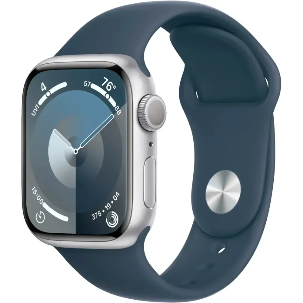 Apple Watch Series 9 Caixa Prateada De Alumínio