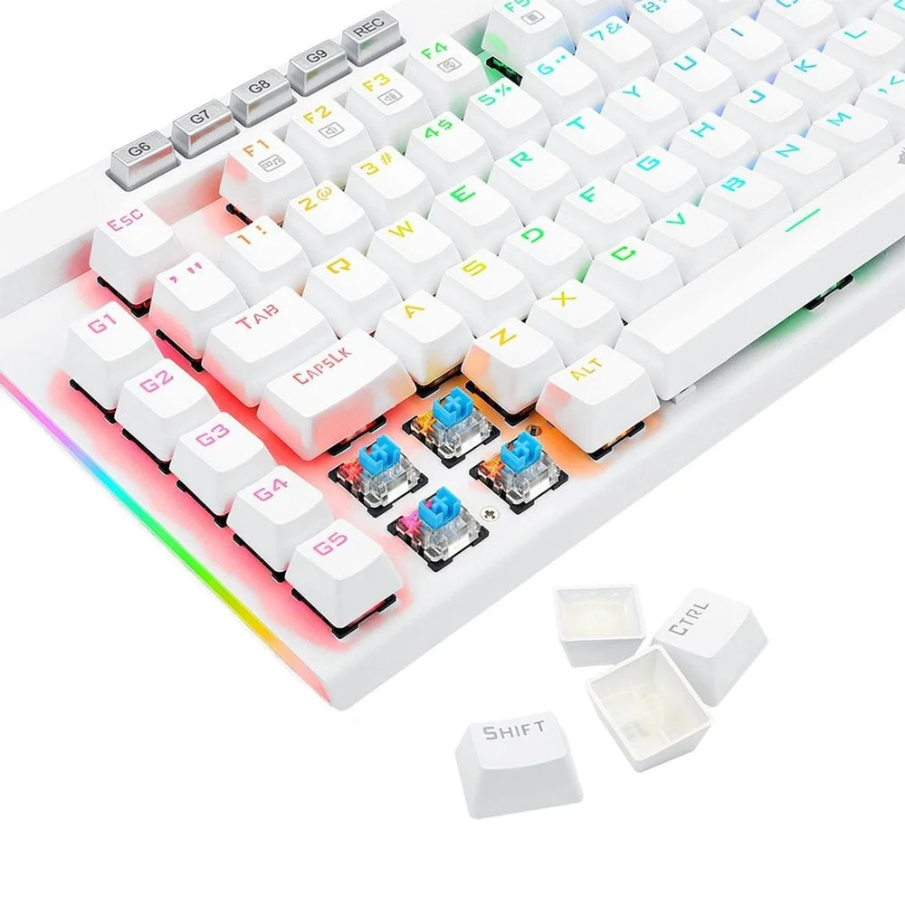 Teclado Óptico Mecânico Redragon Broadsword Pro
