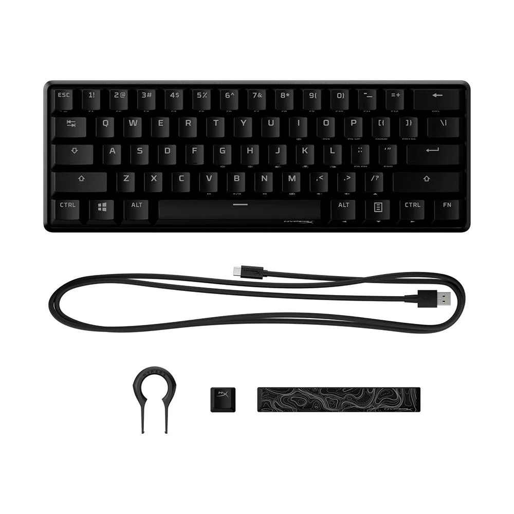 Teclado Mecanico Gamer Hyperx Alloy Origins, USB, RGB, Switch Red, Preto - 4p5n4aa#aba Teclado Mecanico Gamer Hyperx Alloy Origins, USB, RGB, Switch Red, Preto - 4p5n4aa#aba