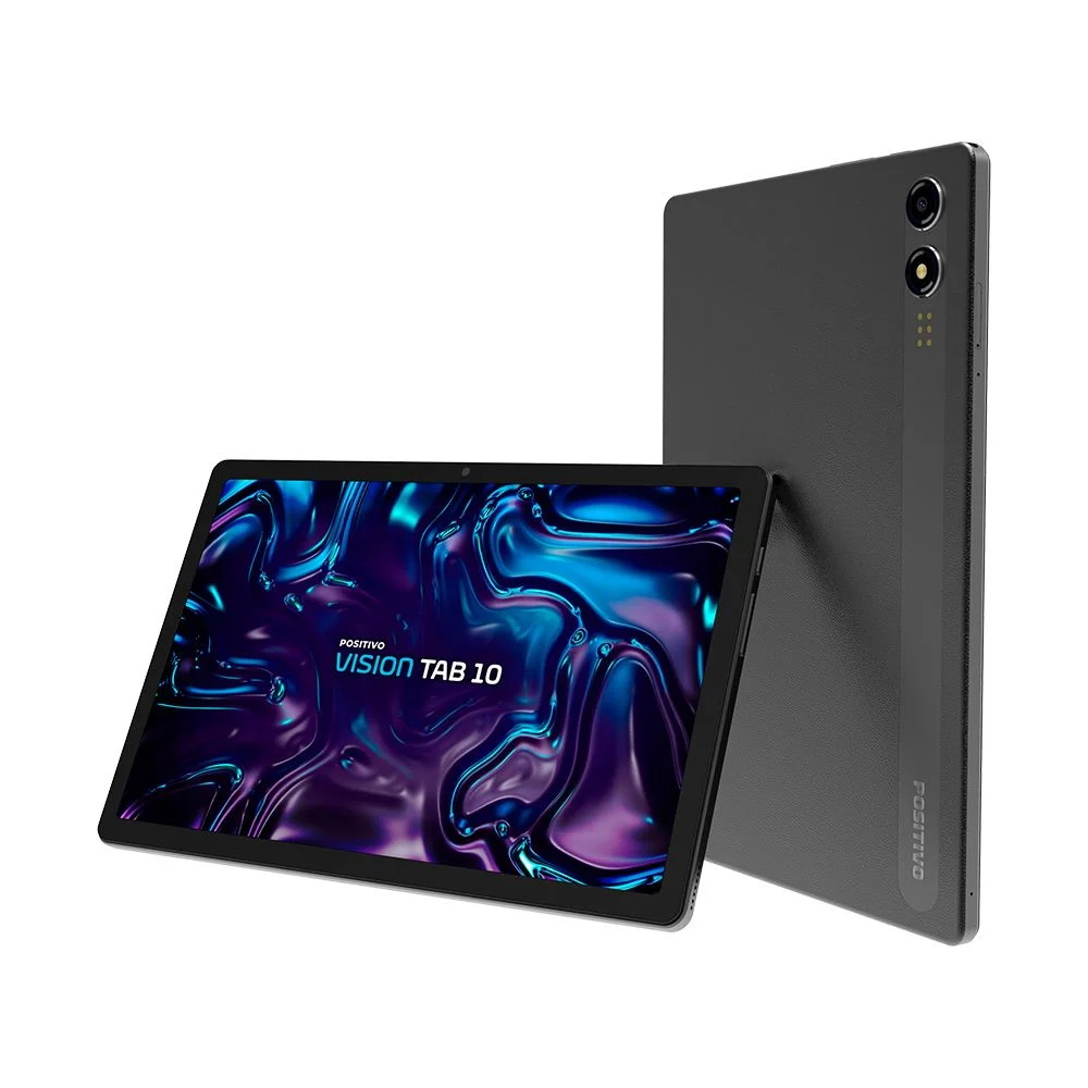 Tablet Positivo Vision Tab 10 4gb Ram 128gb Câmera 13mp E 5mp 10,1” Hd Ips Android 13 - Preto