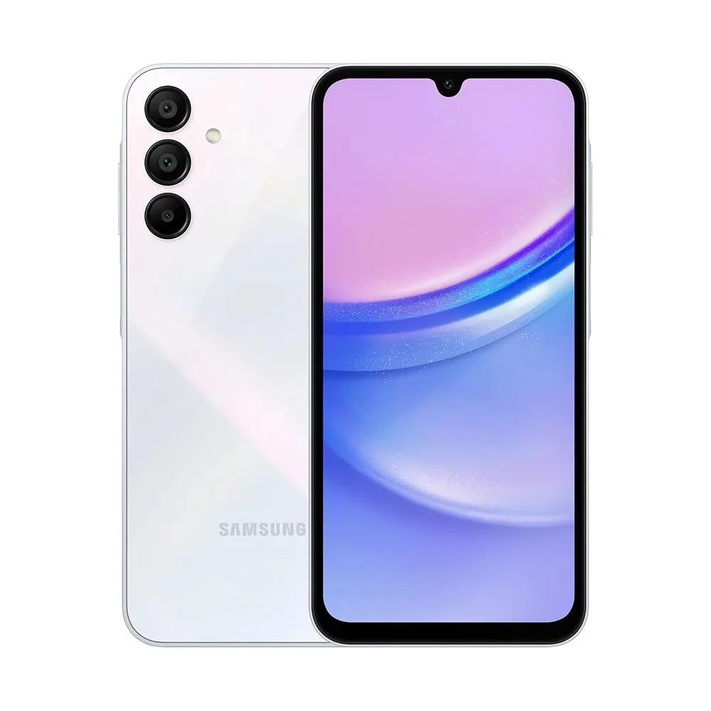 Samsung Galaxy A15, 256GB, 4GB RAM, Câmera Tripla 50MP, Tela 6.5 Super Amoled, Azul Claro