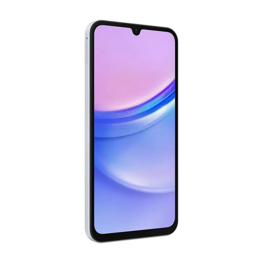 Samsung Galaxy A15, 256GB, 4GB RAM, Câmera Tripla 50MP, Tela 6.5 Super Amoled, Azul Claro