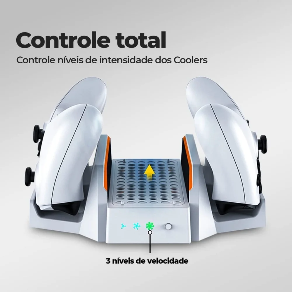 Base Dobe Cooler Xbox Series S Carregador Controle Bateria 800mah